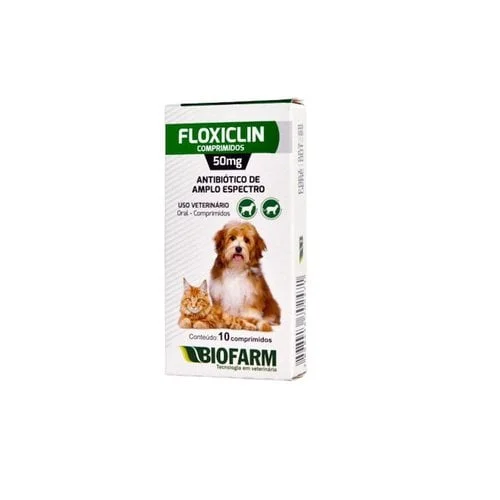 FLOXICLIN CARTELA COM 10 COMPRIDOS 50MG