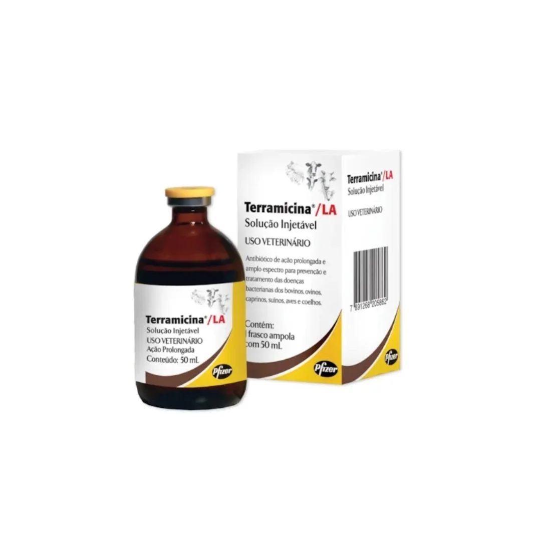 TERRAMICINA LA SOLUCAO INJ. 50 ML