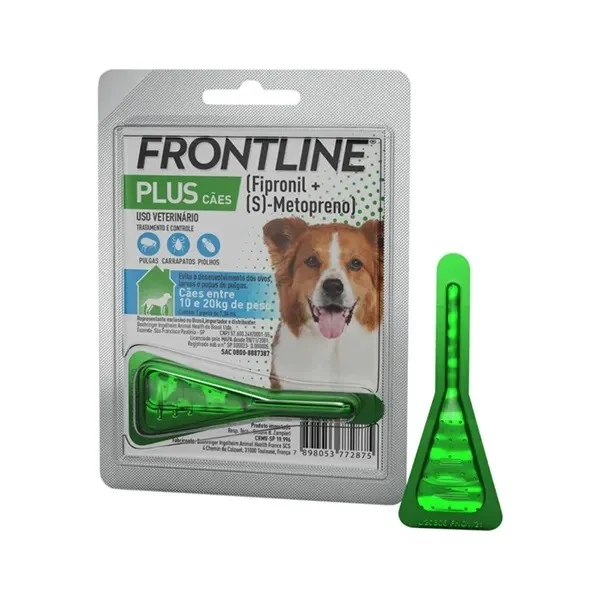 FRONTLINE PLUS 1,34ML  M X1 (10 A 20KG)