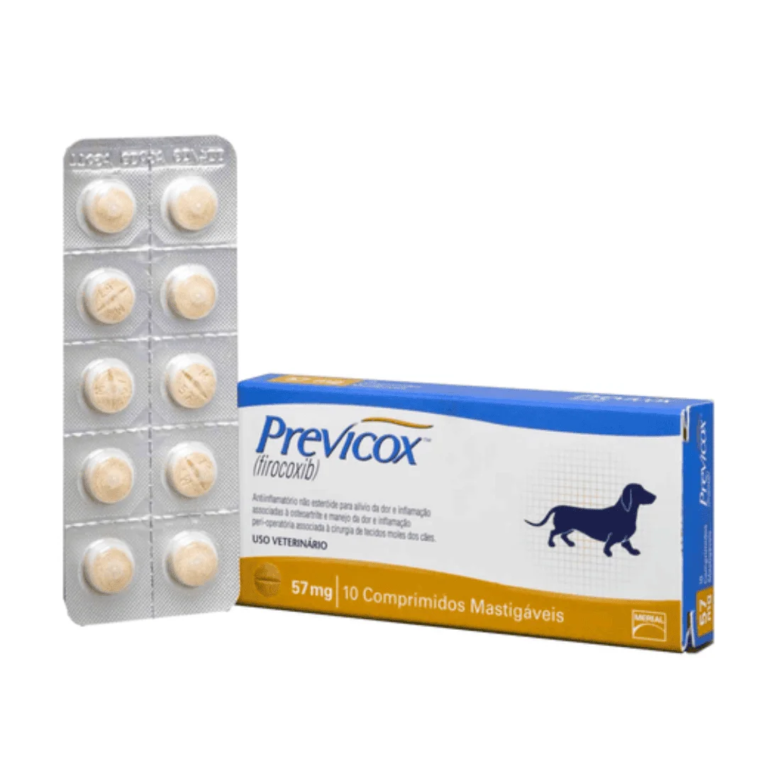 PREVICOX DOG 57MG X 10 COMP. MASTIGAVEIS