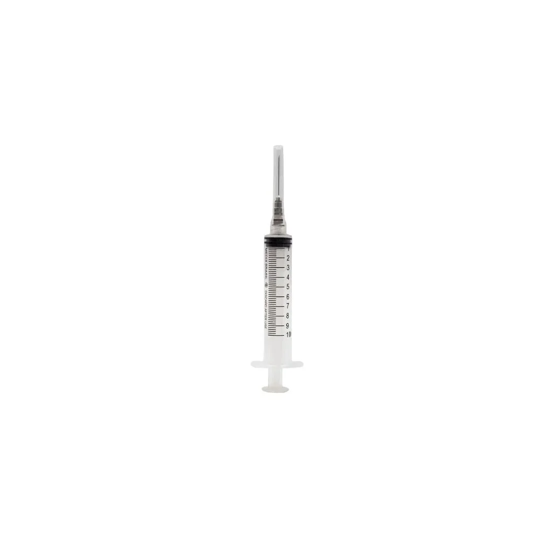 SERINGA 10ML C/AG L LOCK 25X0,70 (22G 1)