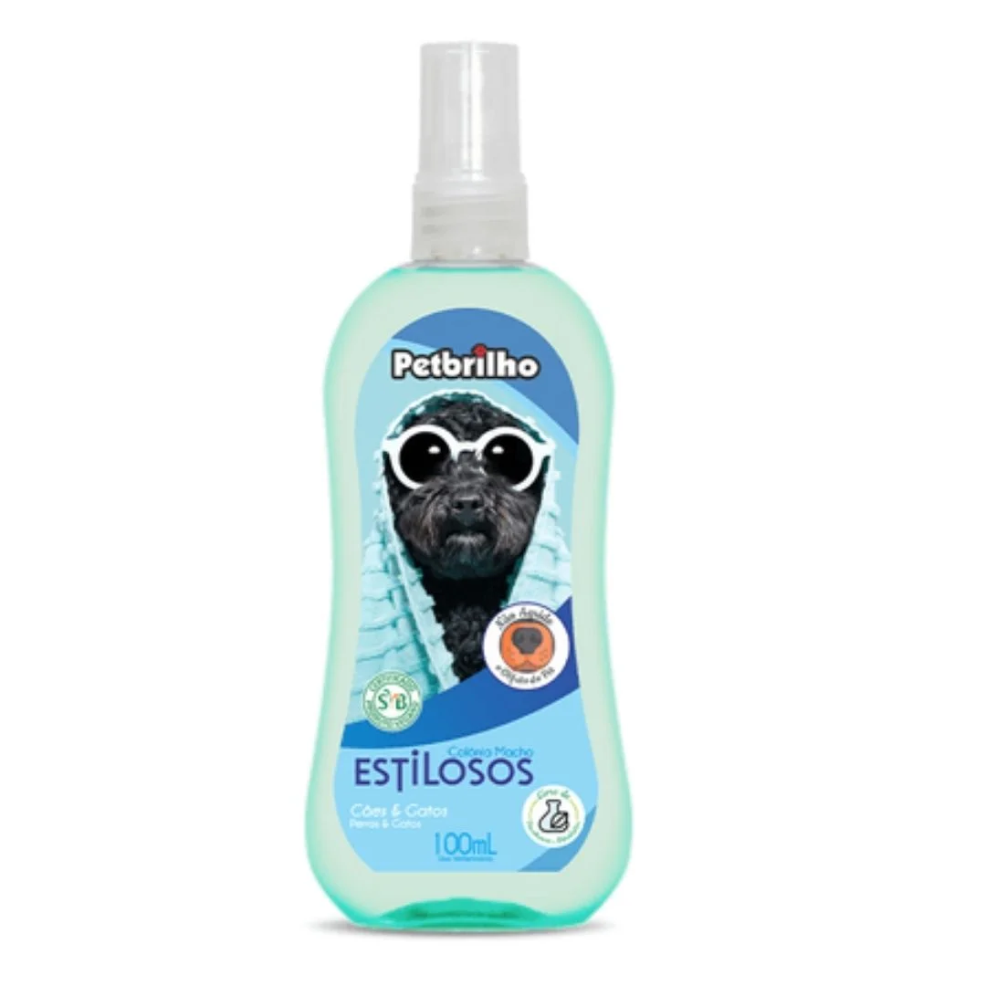 COLONIA P/ CAES E GATOS MACHO 100ML