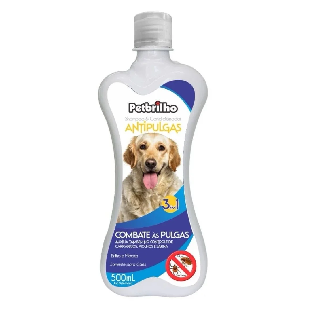 SHAMPOO COND.ANTI-PULGAS 3 X 1 (500ML)