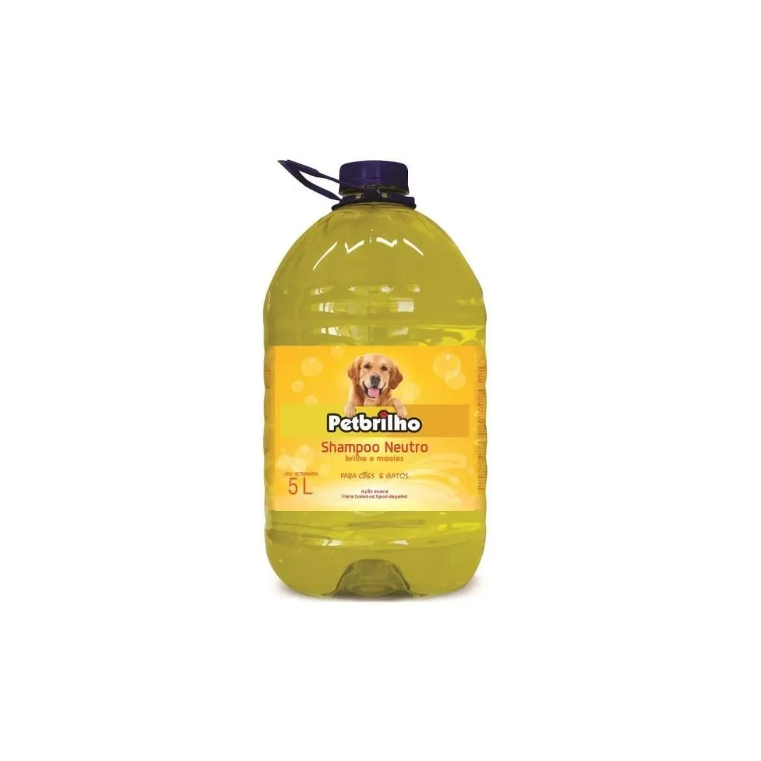 SHAMPOO NEUTRO P/ CÃES E GATOS 5 LT