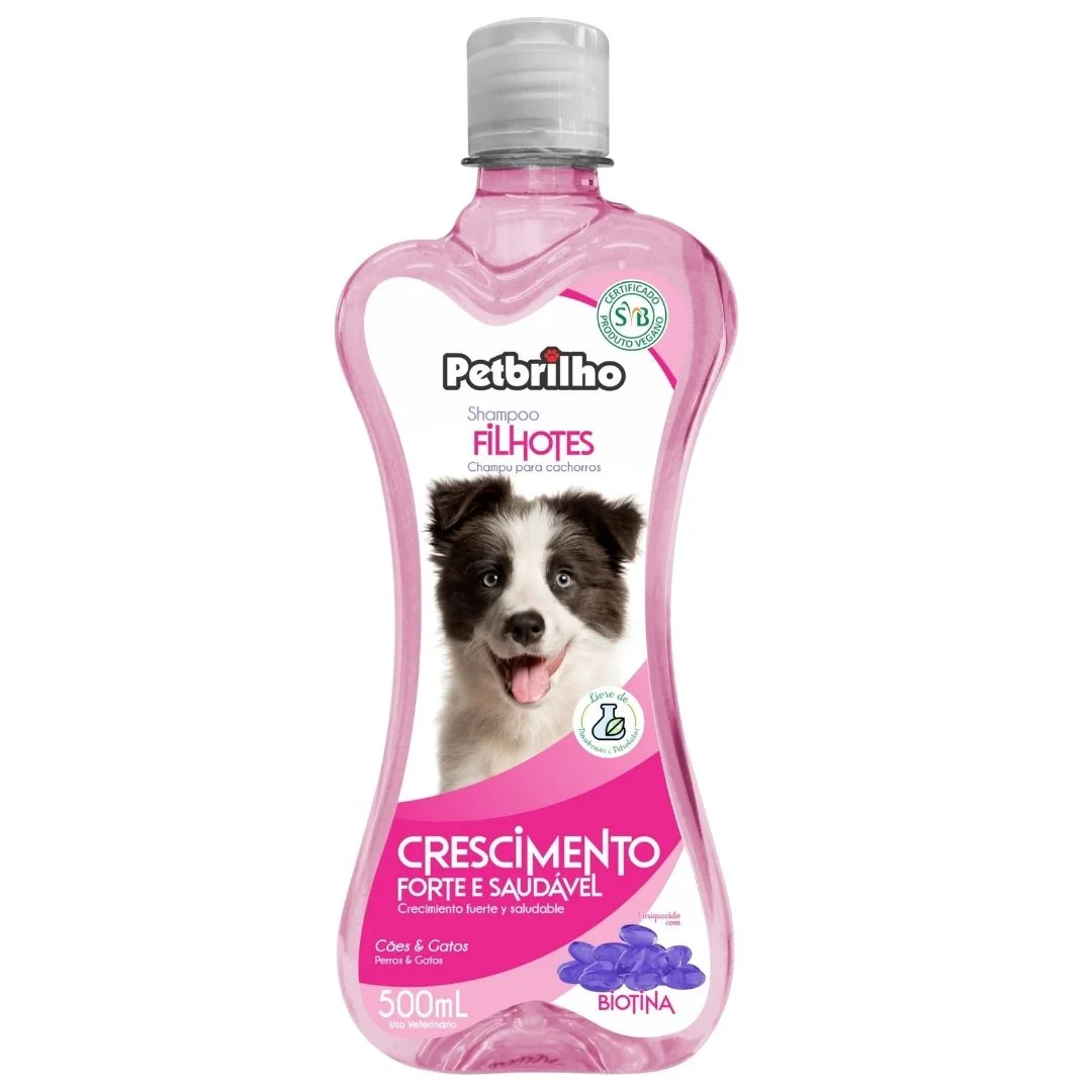 SHAMPOO PARA FILHOTES 500 ML (CX.12)