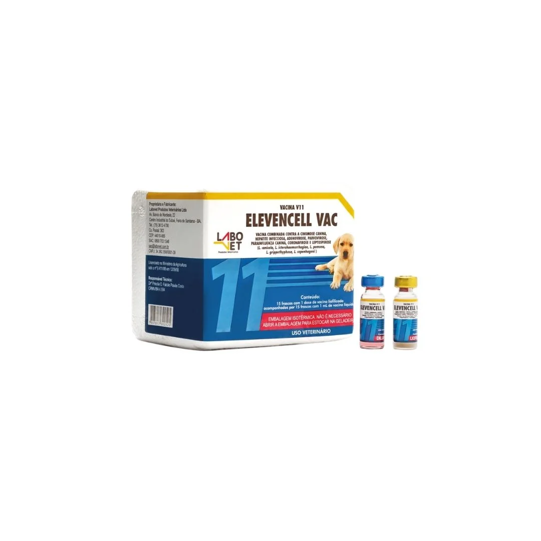 VACINA V11 ELEVENCELL VAC 15 DOSES