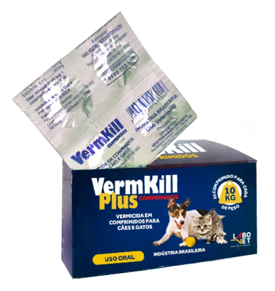 VERMKILL PLUS HOSPITALAR 48 COMPR (12X4)