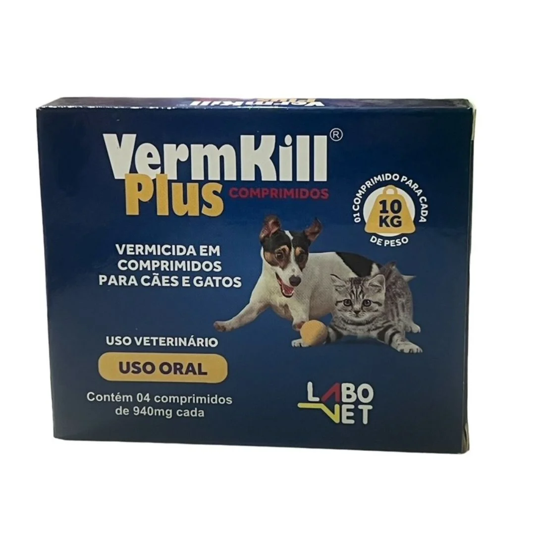 VERMKILL PLUS COMPRIMIDO 4 COMP.