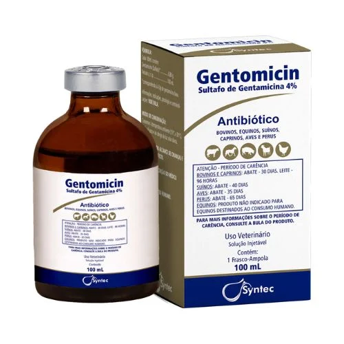 GENTOMICIN 4% INJETAVEL 100ML