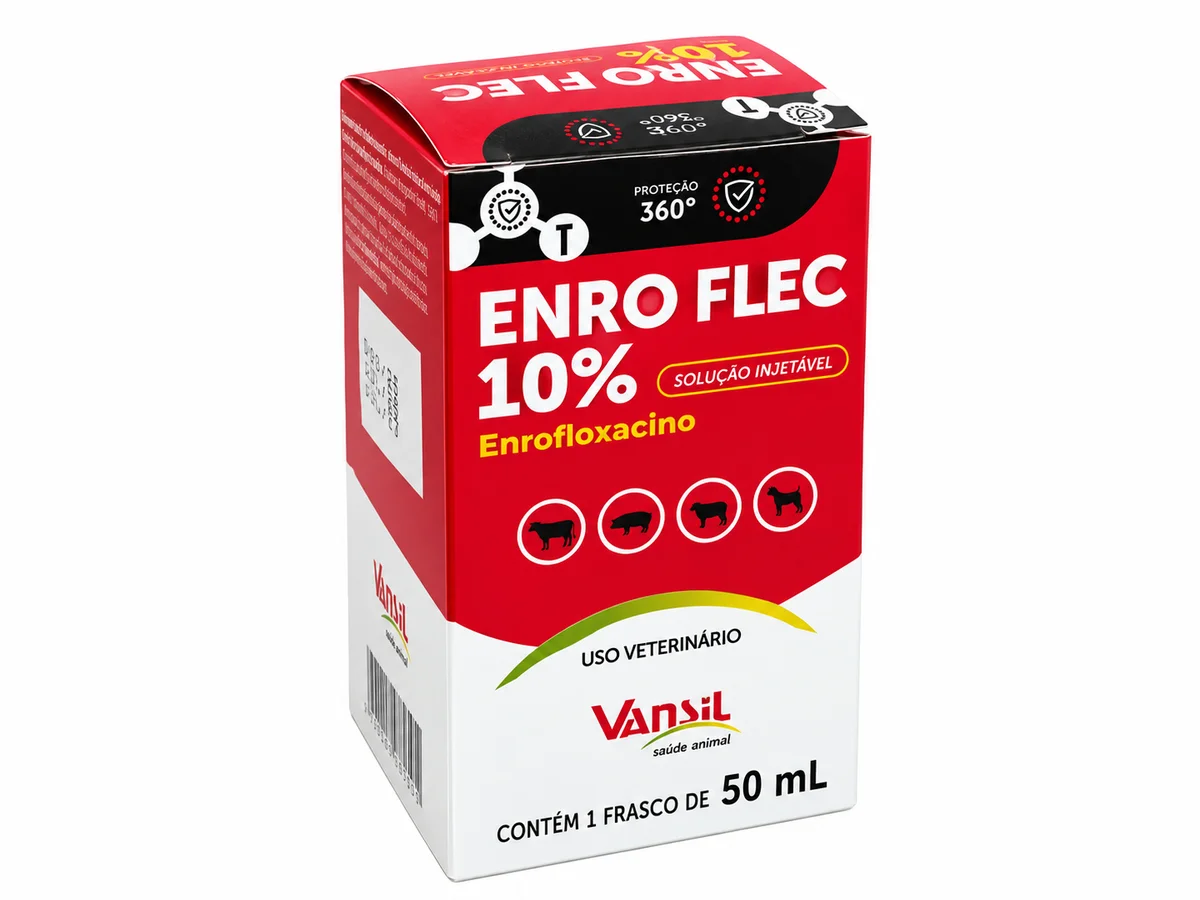 ENRO FLEC 10% INJETAVEL 50ML VANSIL
