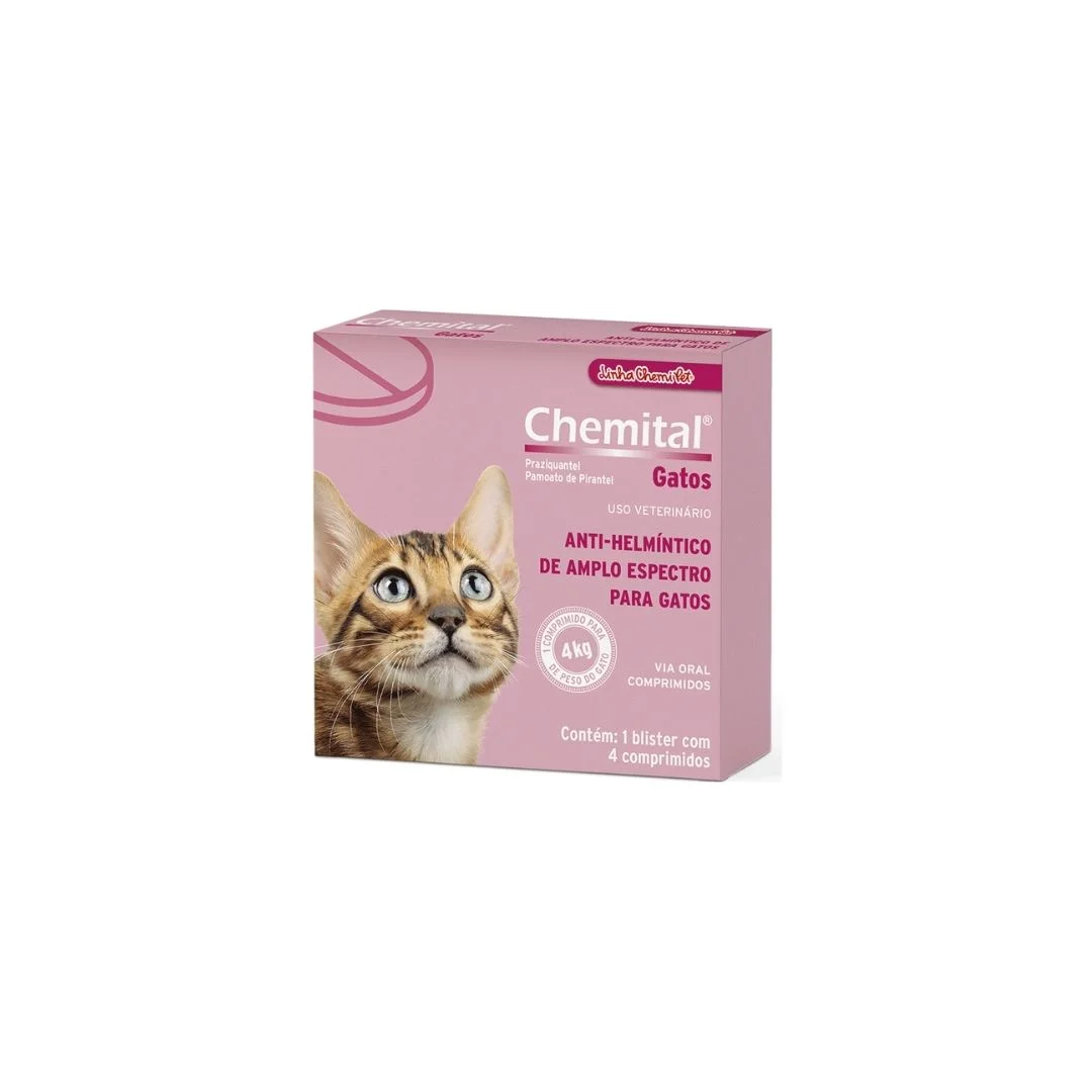 CHEMITAL GATOS COMPRIMIDO (CX 10)