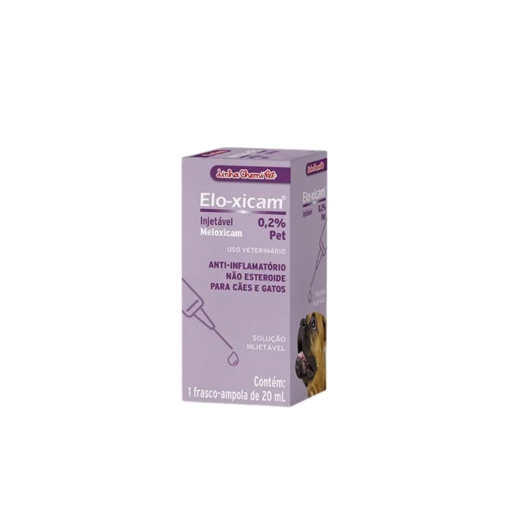 ELO-XICAM INJETAVEL 0,2% 20 ML (CX 12)