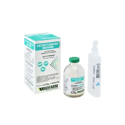 ESTREPTOMICINA BIOFARM 6,25G + DILUENTE