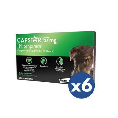 CAPSTAR 57MG - 6 CP (CX.20)