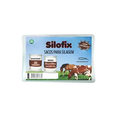 SACO SILAGEM SILOFIX BRANCO 51X110