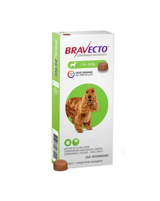BRAVECTO 500 MG ( 10 A 20 KG )