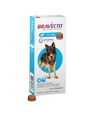 BRAVECTO 1000 MG ( 20 A 40 KG )