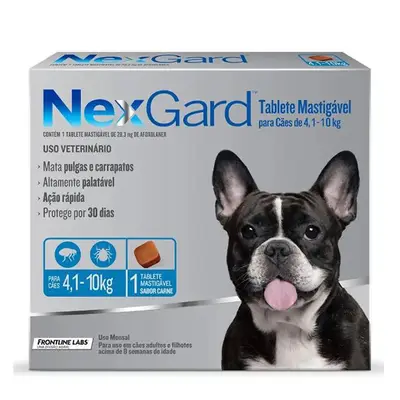 NEXGARD CÃES DE 4,1 A 10 KG 1 COMP.