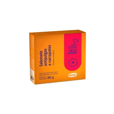 SABONETE ANTIPULGAS E CARRAPATOS 80G