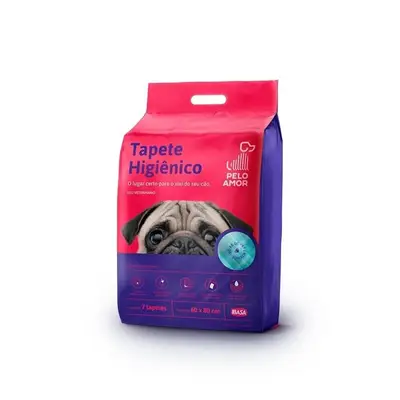 TAPETE HIGIÊNICO 60X80CM 7UND PELO AMOR
