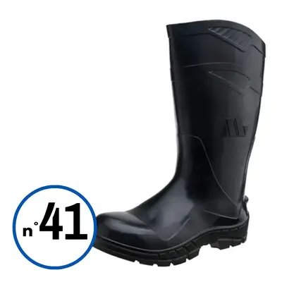 GALOCHA PVC C/ ALTO PRETA S/FORRO Nº 41