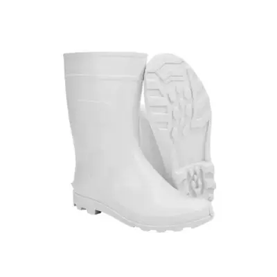 GALOCHA PVC C/MÉDIO BRANCA Nº 41