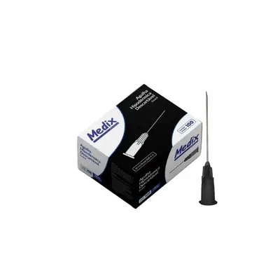 AGULHA 25X0,70MM (22GX1) MEDIX (CX.100)