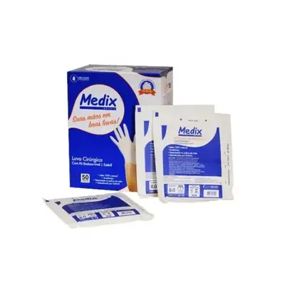 LUVA CIR LATEX C/PO TAM 7.0 PAR