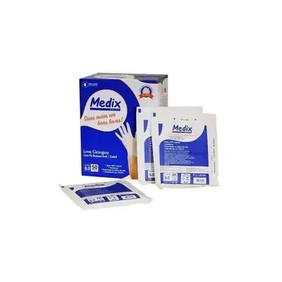 LUVA CIR LATEX C/PO TAM 8.0 PAR