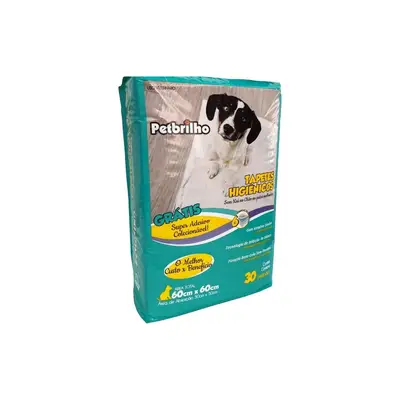 TAPETE HIGIENICO PETBRILHO 30 UN (CX.15)
