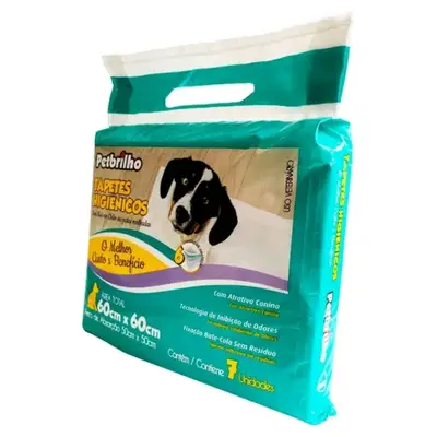 TAPETE HIGIENICO PETBRILHO 7 UND (CX.24)