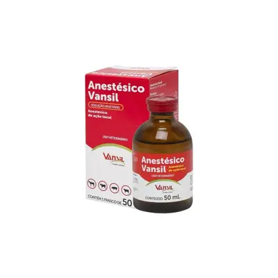 ANESTESICO VANSIL 50ML (CX. 12) (+)