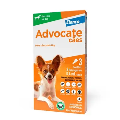 ADVOCATE CÃES 3X0,4 ML