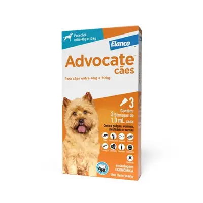 ADVOCATE CÃES 3 X 1.0 ML