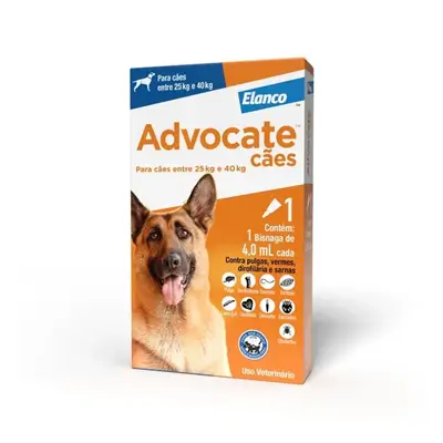 ADVOCATE S.O. CÃES 1X4.0ML
