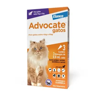 ADVOCATE GATOS 3 X 0,8 ML