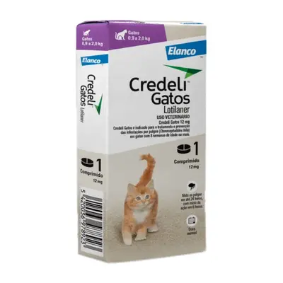 CREDELI GATOS 12MG 1 COMPRIMIDO