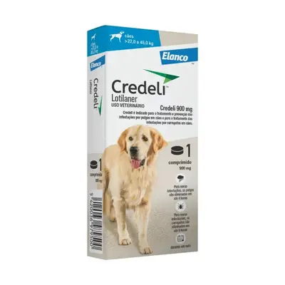 CREDELI CÃES 900MG 1 COMPRIMIDO