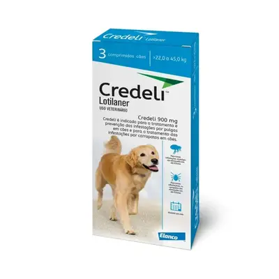 CREDELI CÃES 900MG 3 COMPRIMIDOS