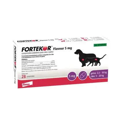 FORTEKOR FLAVOUR 5MG 28 COMPRIMIDOS