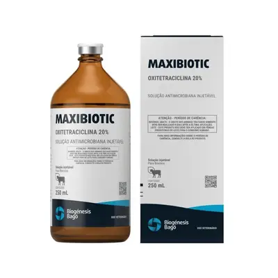 MAXIBIOTIC INJ L.A 250 ML (+)