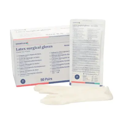 LUVA CIRURGICA POUCO PO LATEX N7 50 PARE