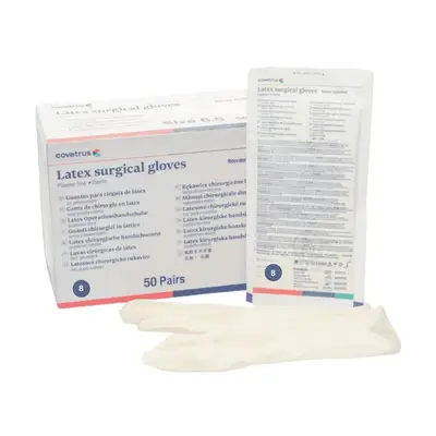 LUVA CIRURGICA POUCO PO LATEX N8 50 PARE