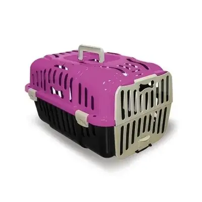 CAIXA DE TRANSP. JOY N2 - BLACK C/ ROSA